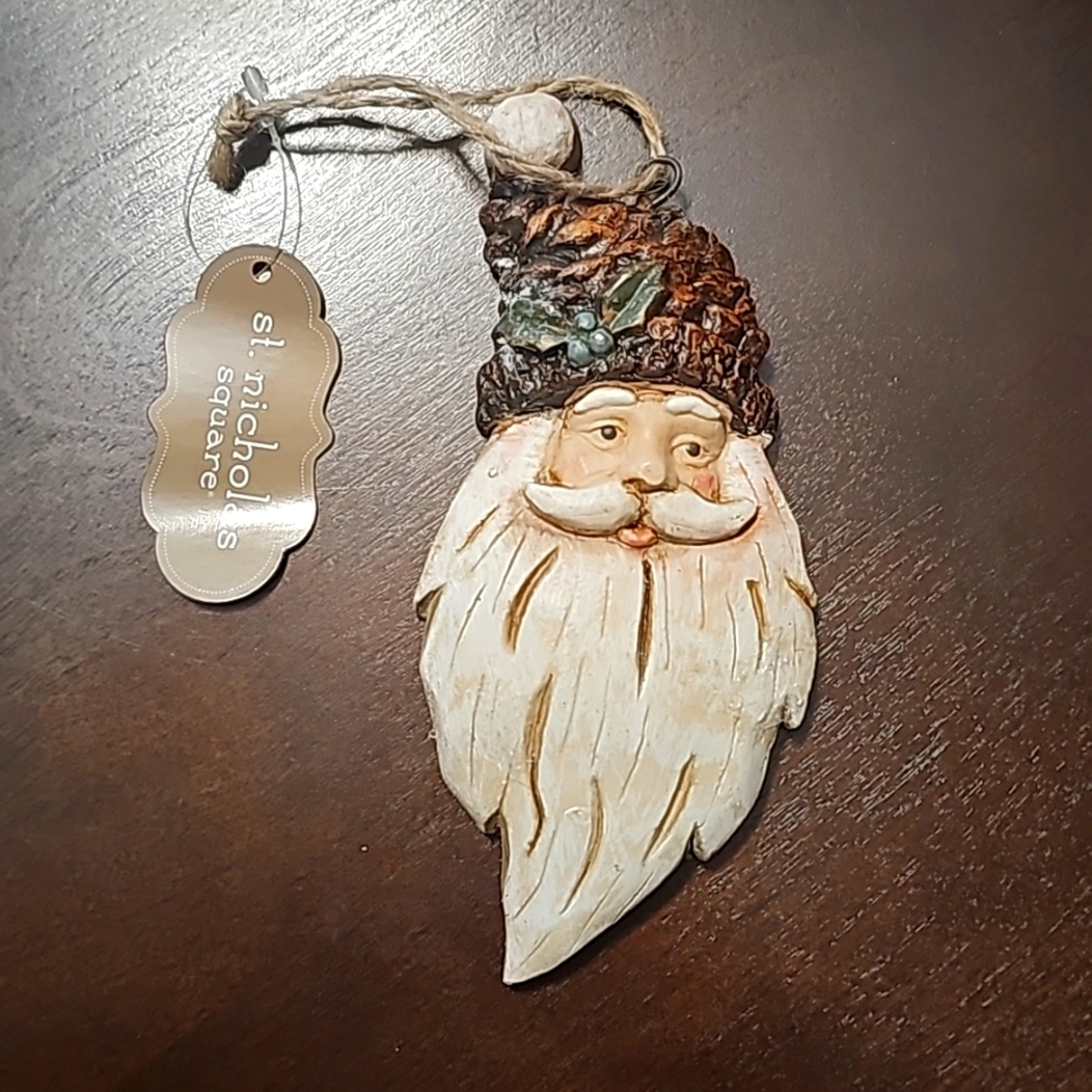 NWT-St. Nicholas Square Santa Ornament